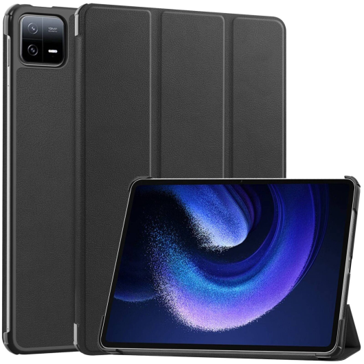 Чехол книжка для Xiaomi Pad 6, Xiaomi Pad 6 Pro Черный