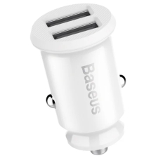 Автомобильное зарядное устройство Baseus ML-02 3.1A Dual-USB Car Charger Белый