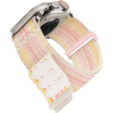 Ремешок Mutural Watch Band Seasonal Yarn Loopnylon Series Starlight/Pink