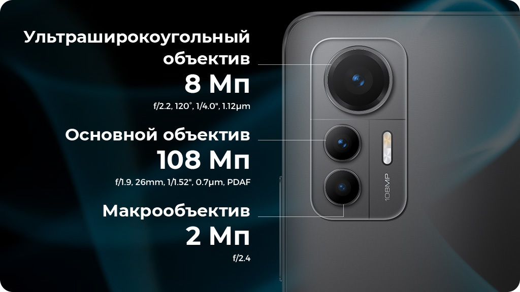 Xiaomi 12 Lite 8/256Gb Зеленый Global Version