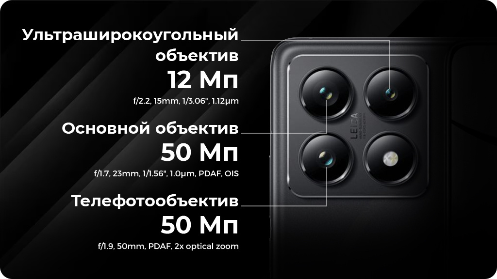 Xiaomi 14T 12/256Gb РСТ Черный